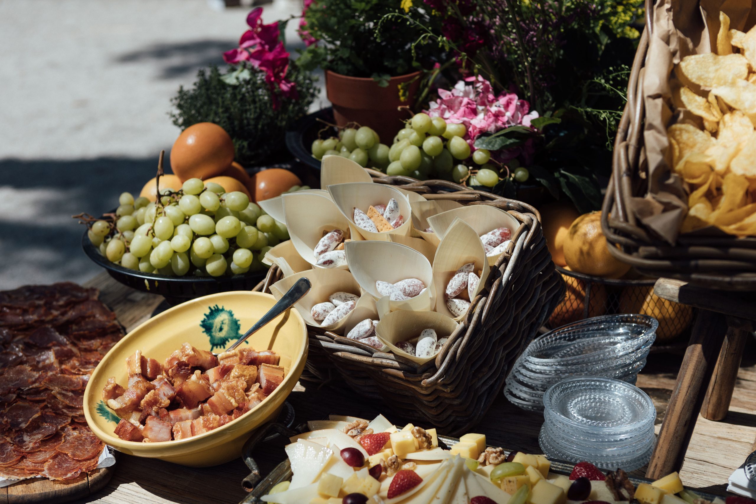 Aperitivos para cócteles de bodas