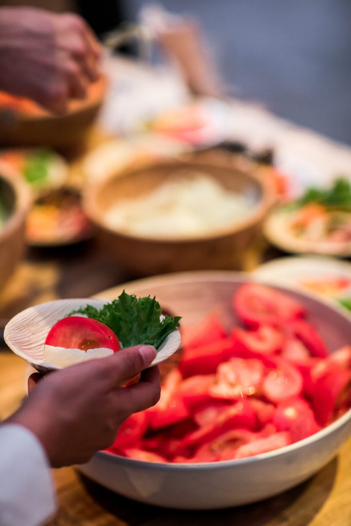 delicia en un evento de empresa
