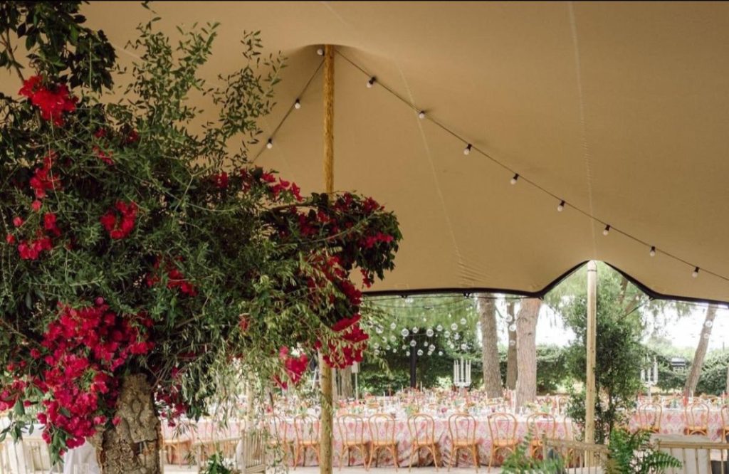 Carpas para bodas con lluvia