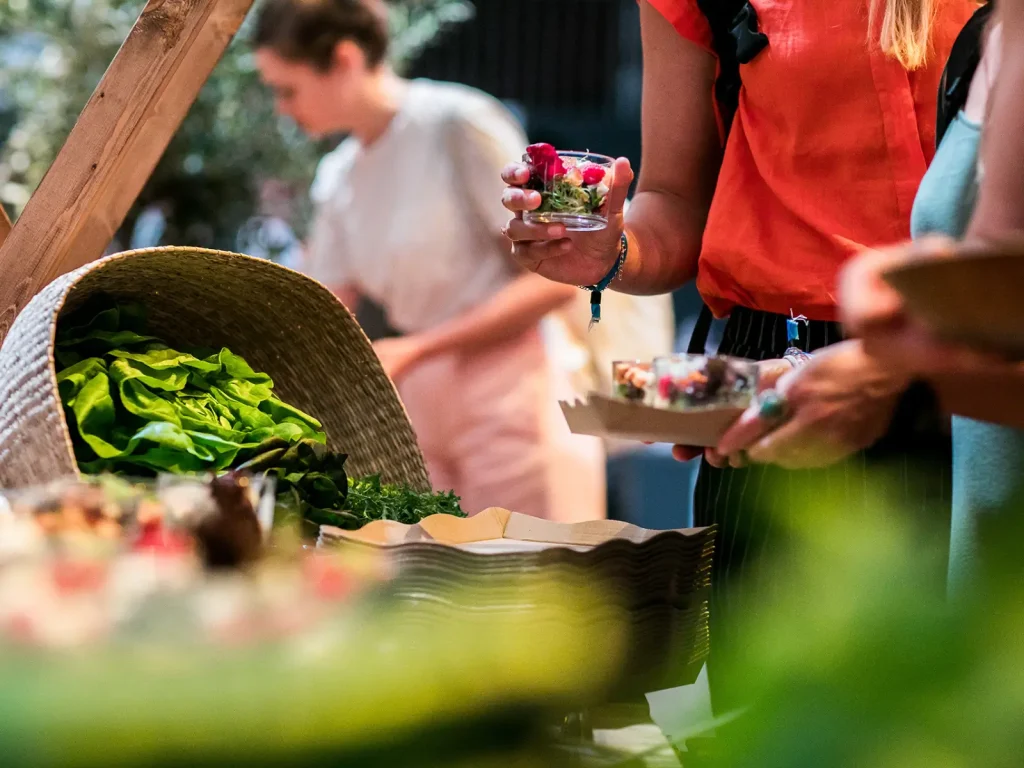 eventos de empresa con gourmet catering